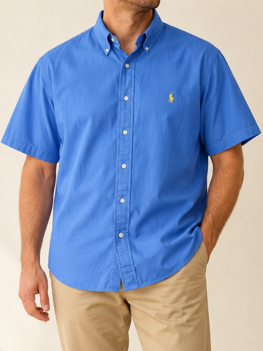 Polo Ralph Lauren Classic Fit Shirt XXL Cornflower Blue EUC